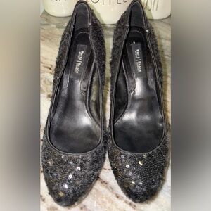 Beautiful Sparkly Black Dress Heels